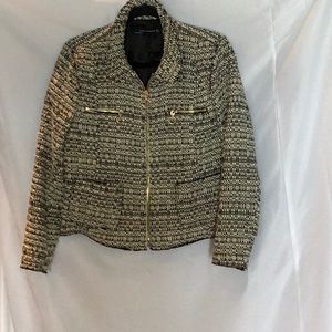 Light wool crop jacket